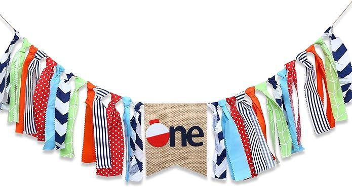 Officially One for 1st Birthday - First Birthday for Highchair Banner, Photo Booth Props for Part... | Amazon (US)