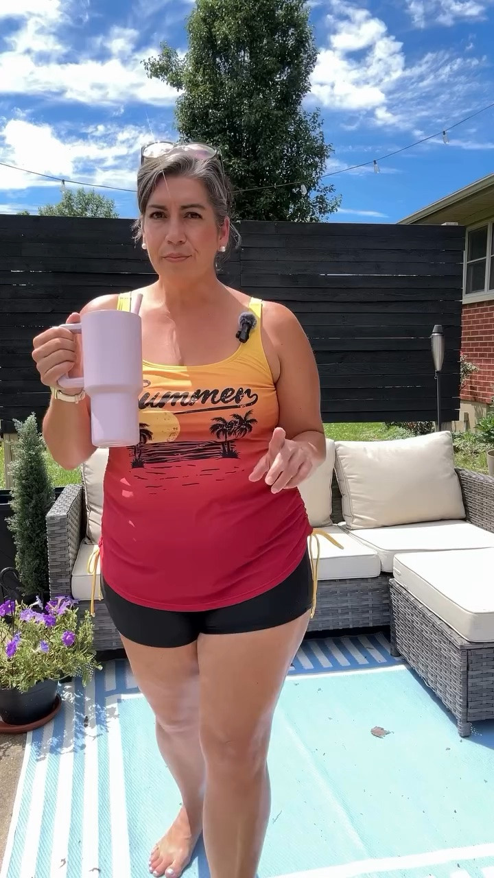 These swim tops are the best for all the summer things! 

Follow @nicholebabinec for more mid to plus-size fashion inspiration.
#bloomchic #swimwear #swimtop #plussizefashion