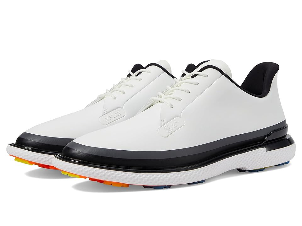 GFORE Men's Gallivanter T.P.U. Tuxedo Golf Shoes Men's Golf Shoes Snow/Onyx : 8.5 M, Synthetic | Zappos