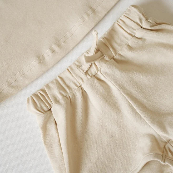 Organic T-Shirt & Short Set | Atlas Grey