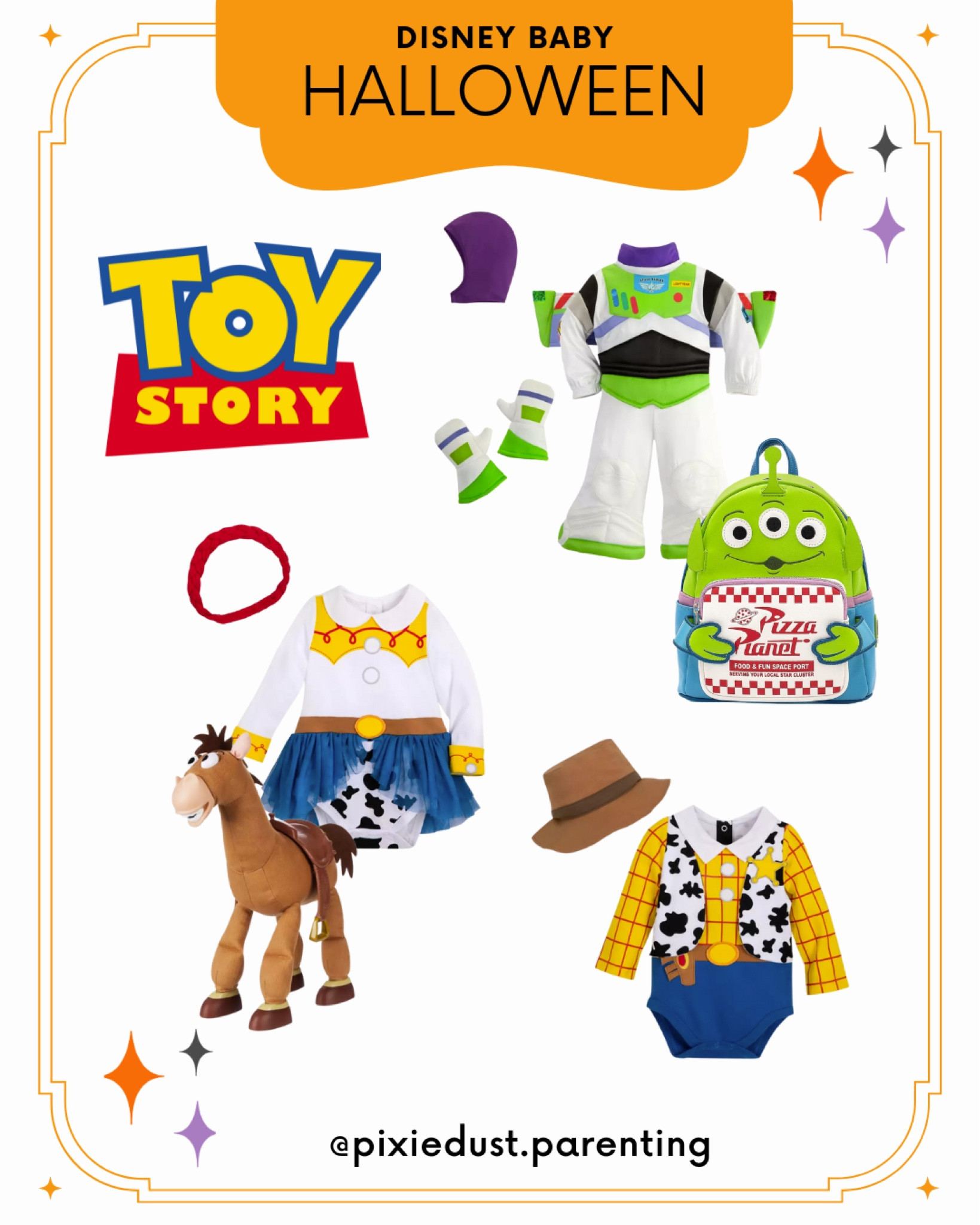 Toy Story costumes for your LO! Available in infant sizes.

#LTKSeasonal #LTKfamily #LTKbaby