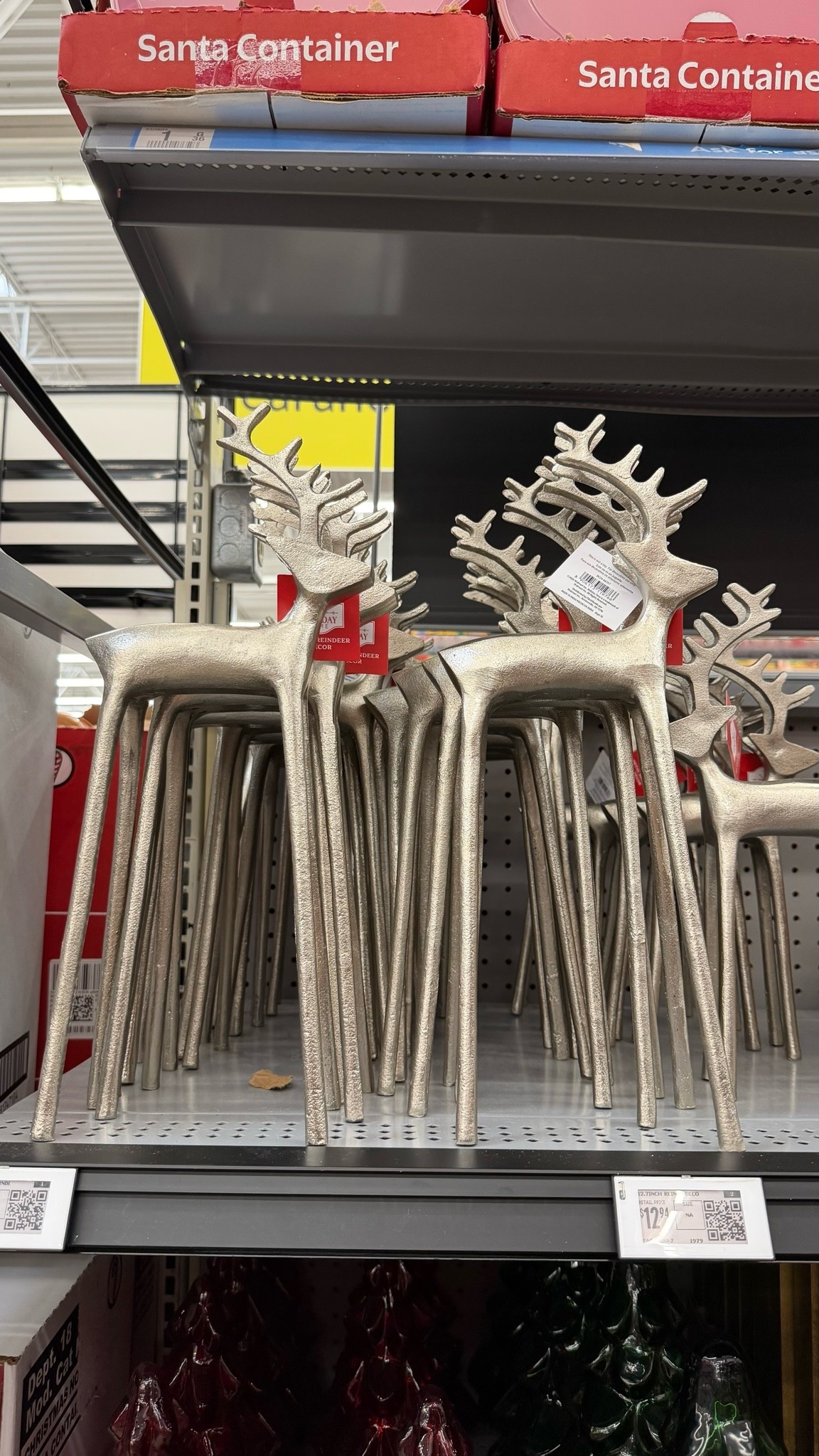 These reindeer are giving Pottery Barn vibes, for a fraction of the price. There’s also a black version that looks even more identical, which I will also link here. Love these to style on an entryway table, shelves, or a mantel around your home!