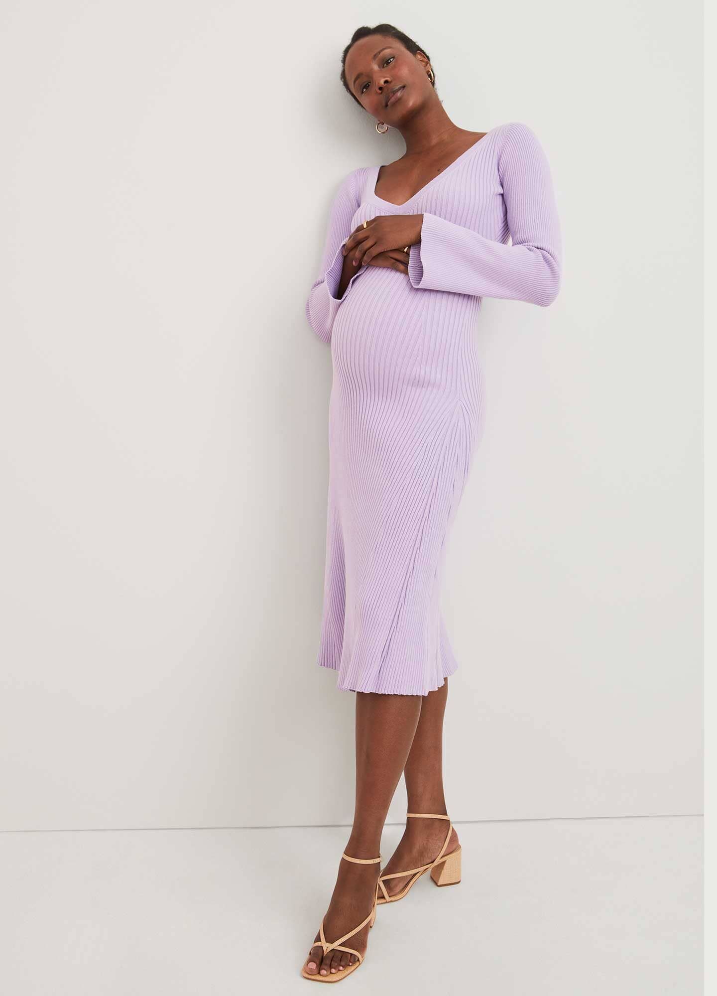 The Sima Ribbed Knit Dress | Hatch Collection