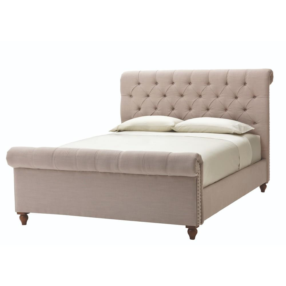 Home Decorators Collection Gordon Natural King Sleigh Bed-2309805400 - The Home Depot | The Home Depot