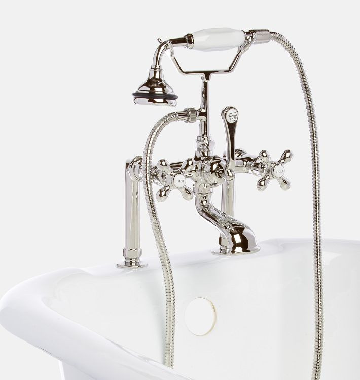 Deck-Mount Tub Filler with Handshower | Rejuvenation