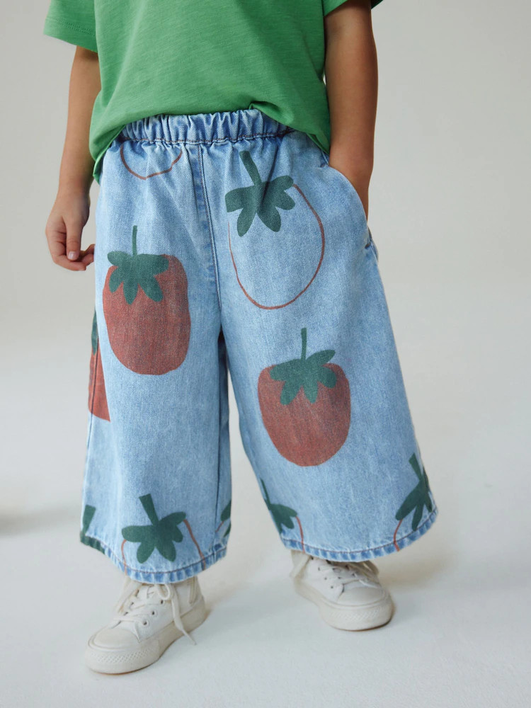 Mid Blue Tomato Printed Jeans (3mths-7yrs) | Next US