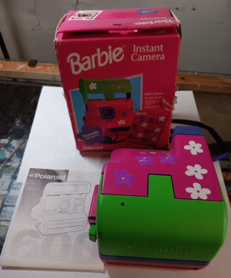 Vintage BARBIE Polaroid 600 Camera Without Stickers & Original Box 1998 RARE!  | eBay | eBay US