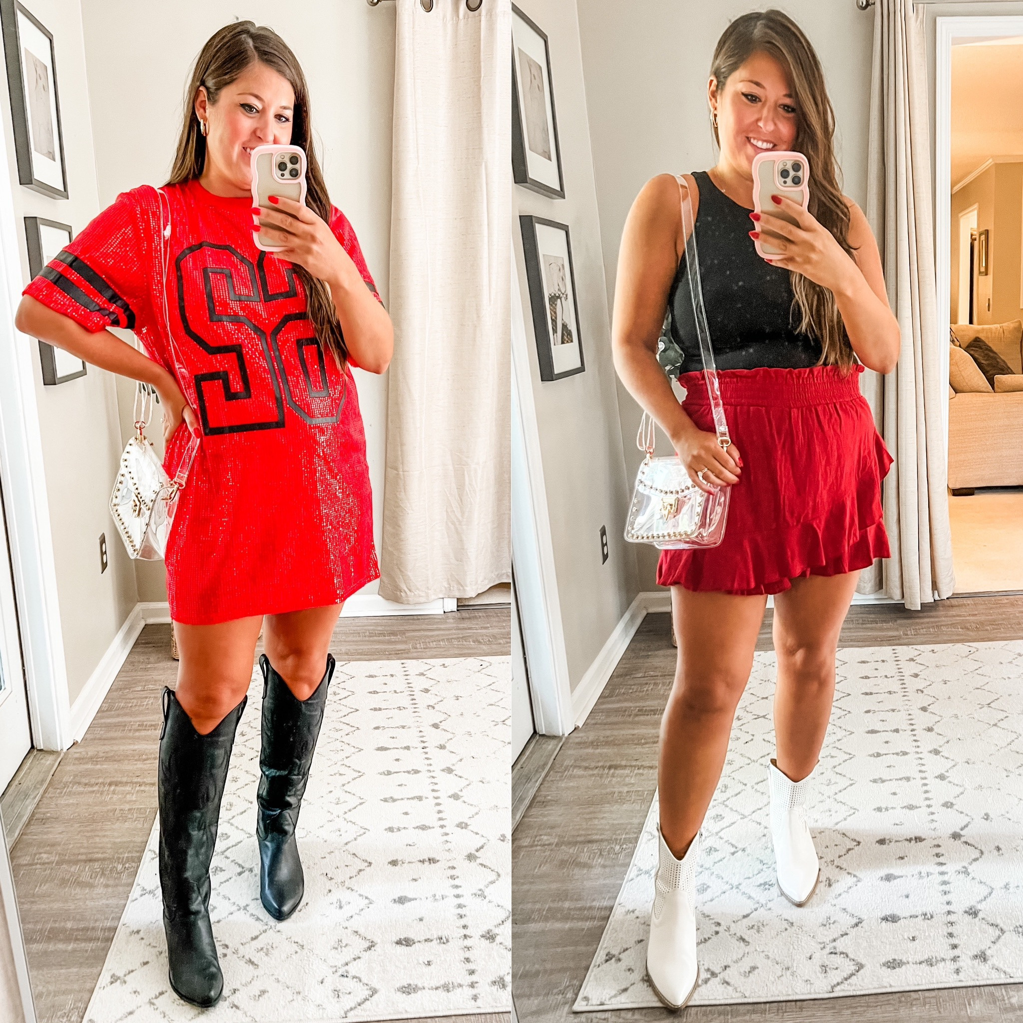 College gameday outfits,
Football outfits, tailgating outfits 

Wearing large in all

#LTKunder50 #LTKU #LTKstyletip