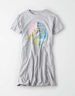 AE Pink Floyd Graphic T-Shirt Dress | American Eagle Outfitters (US & CA)