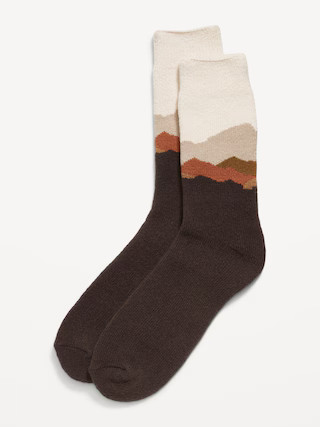 Cozy-Lined Crew Socks for Men | Old Navy (US)