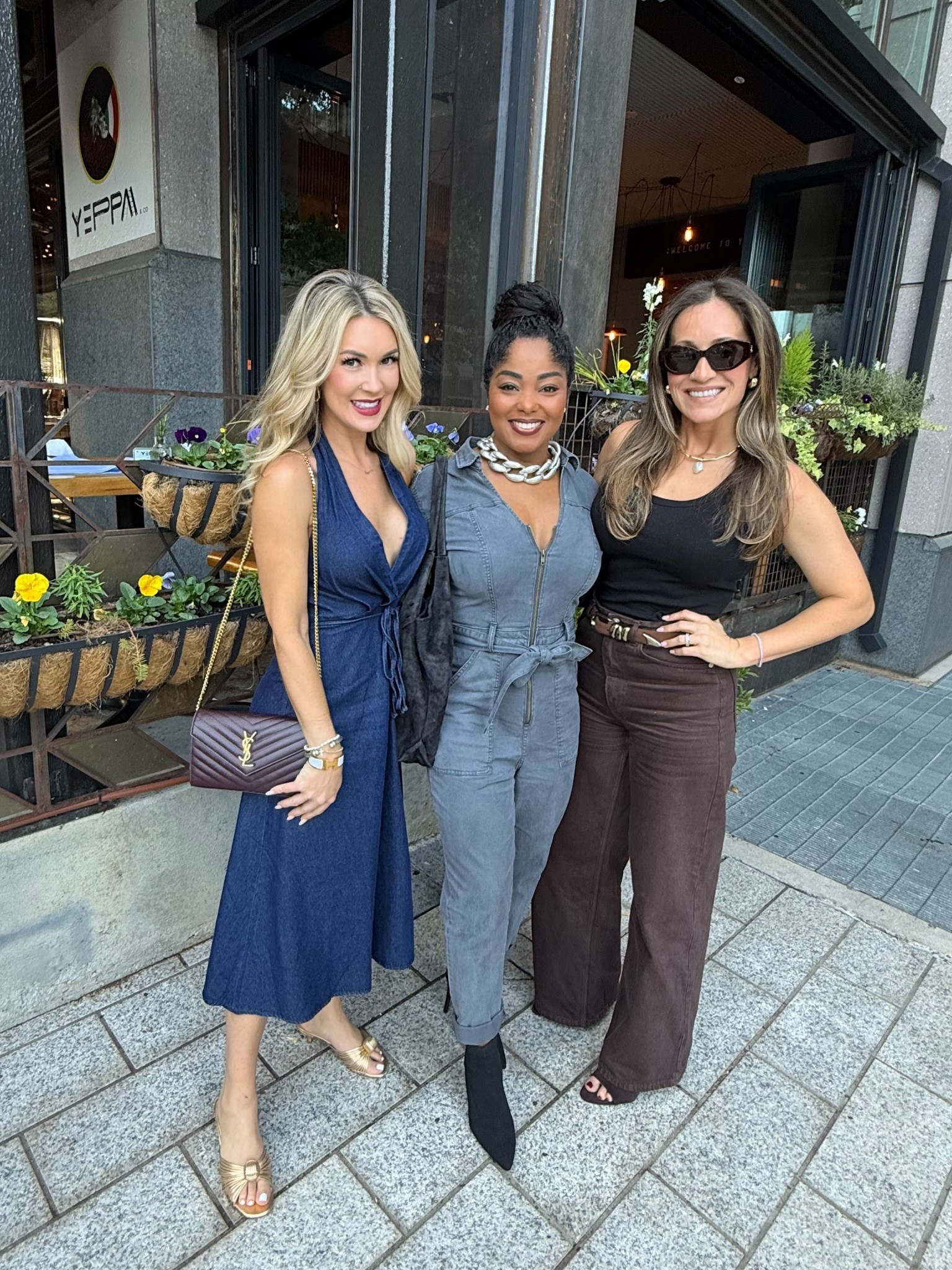 Fall transition denim maxi dress. Wearing size small. Fits tts. 

#denimdress #denimmaxidress #fallfit #falldenim #falloutfit 

#LTKSeasonal #LTKOver40 #LTKFindsUnder50