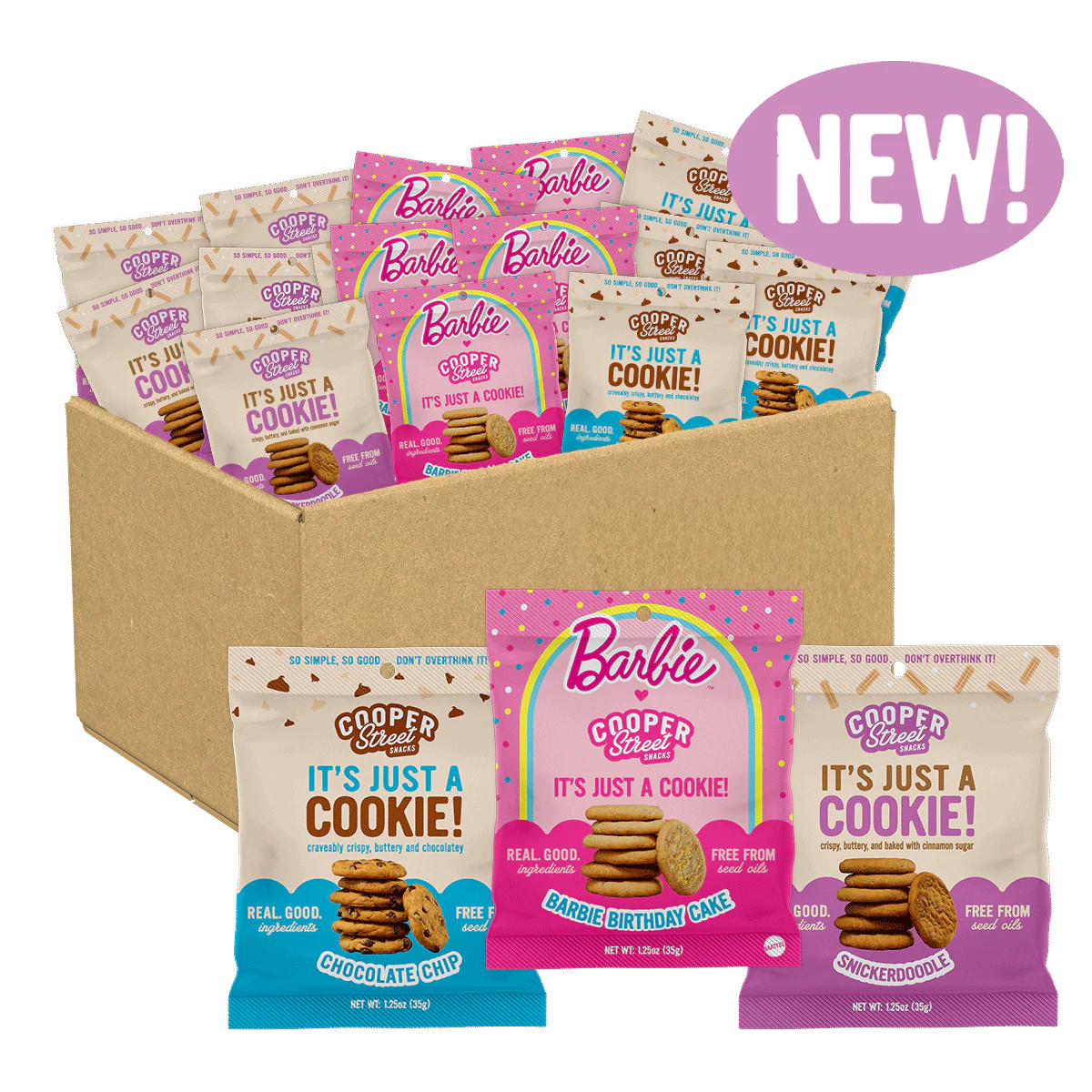 Variety Snack Packs It's Just A Cookie | Cooper Street Snacks