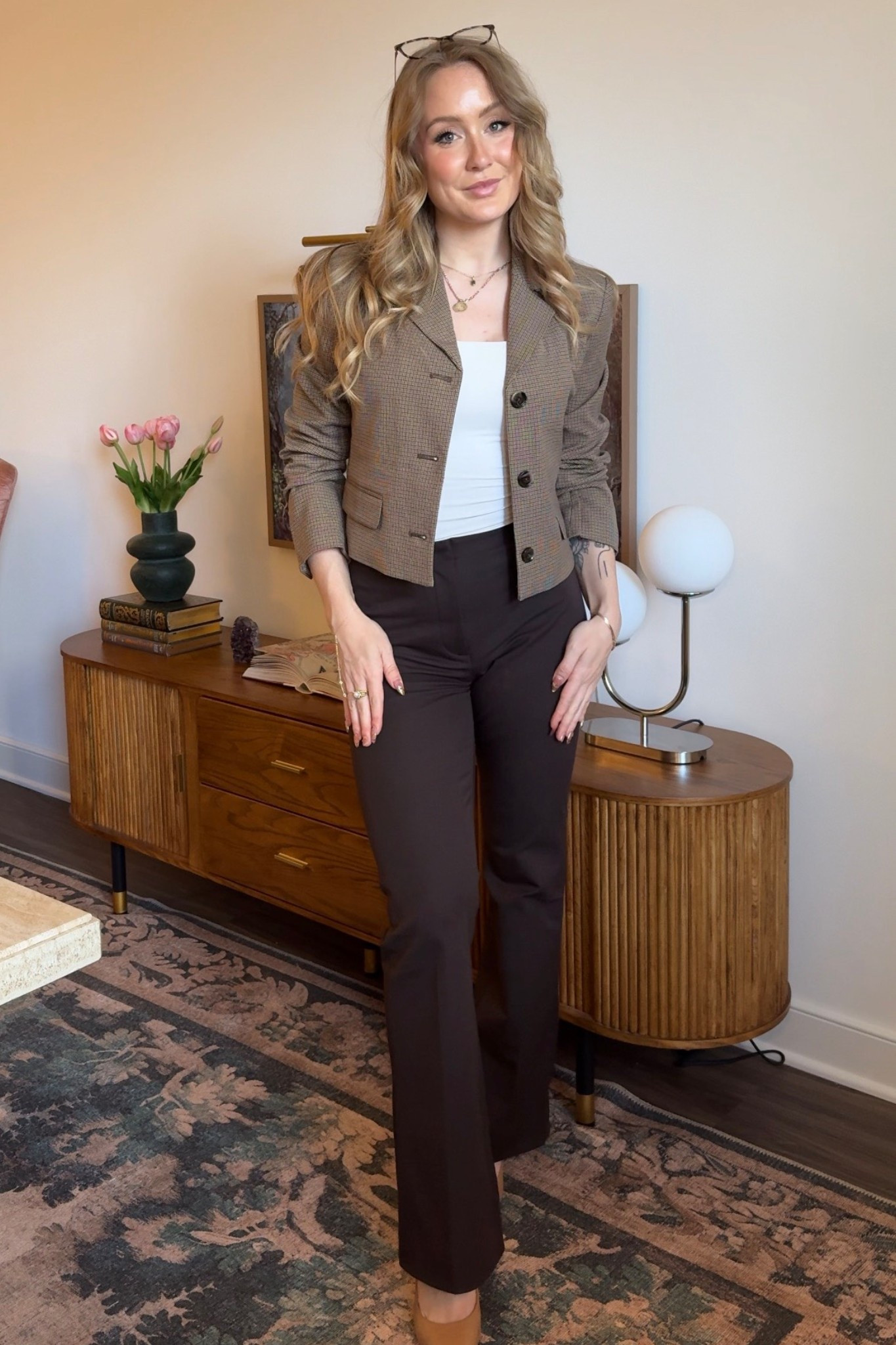 Corporate Work outfit from today :)  - plus my favorite white tank from Amazon! 

#LTKootd #LTKWorkwear
