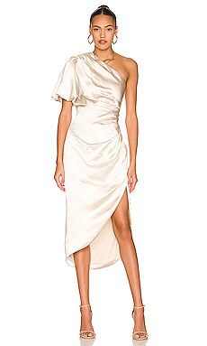 ELLIATT Cinda Dress in Pearl from Revolve.com | Revolve Clothing (Global)