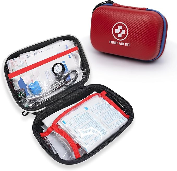 315 Piece Emergency Kit – Waterproof Hard Shell EVA First Aid Kit for Home, Car, Camping, Hikin... | Amazon (US)