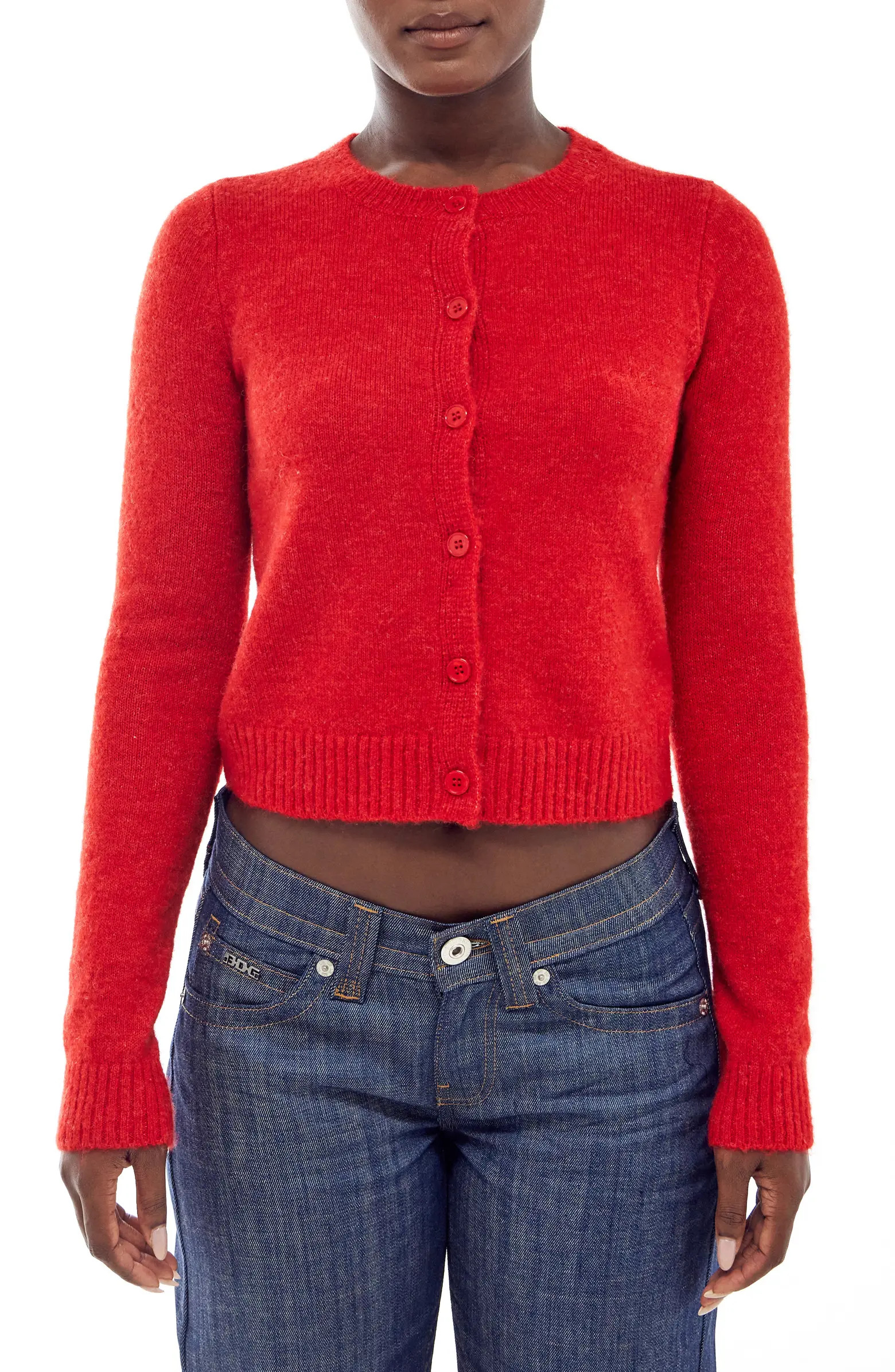 Cozy Crewneck Cardigan | Nordstrom