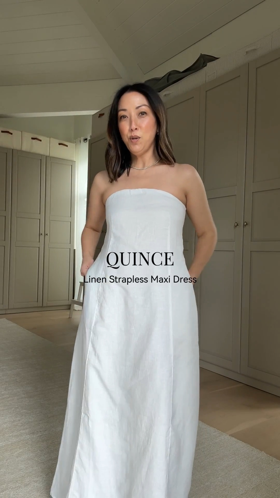 Obsessed with this strapless linen maxi. Lined and fits so well. I’m in the xs  

Petite style, spring dresses, vacation outfits 

#LTKootd #LTKSeasonal #LTKPetite