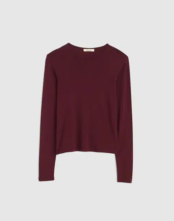 Crewneck Long-Sleeve Tee | Madewell