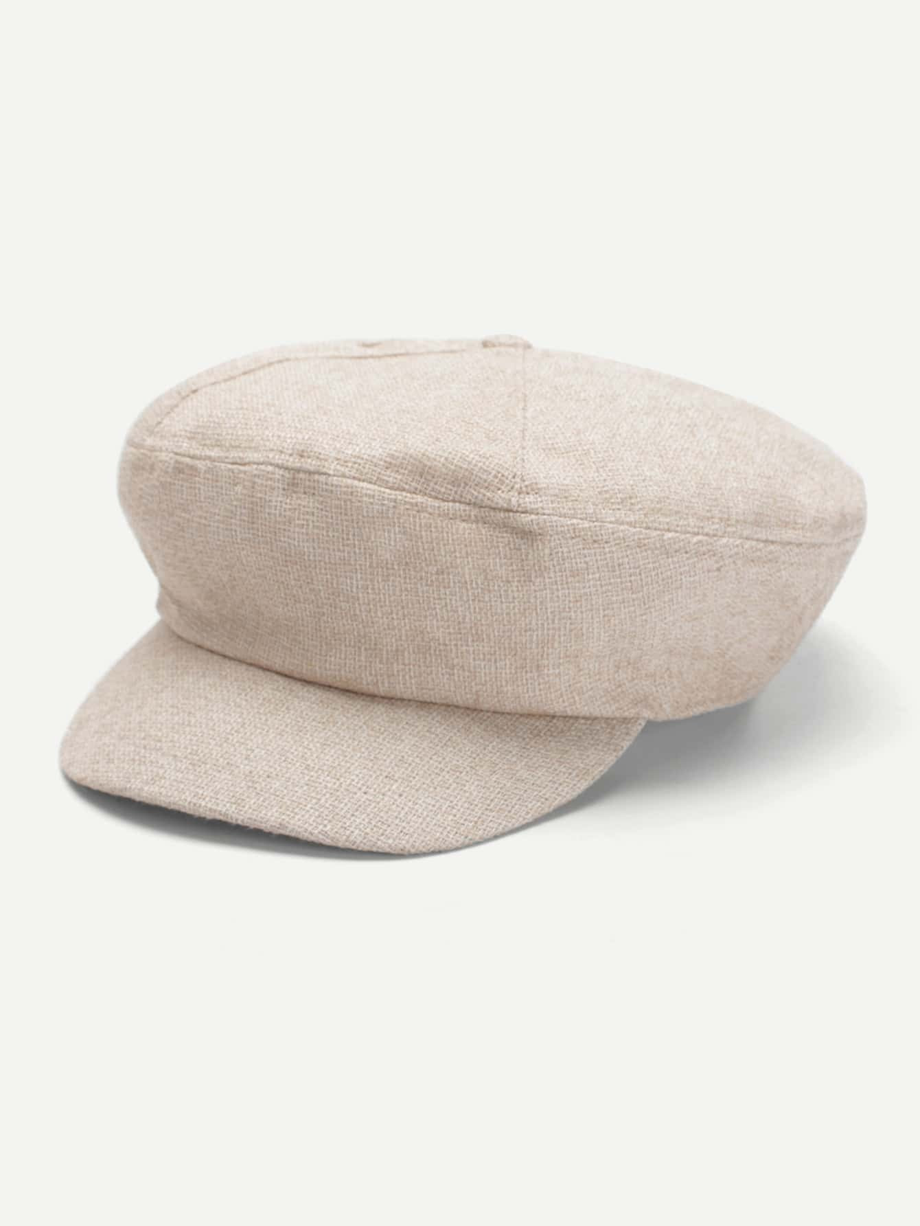 Plain Baker Boy Hat | ROMWE