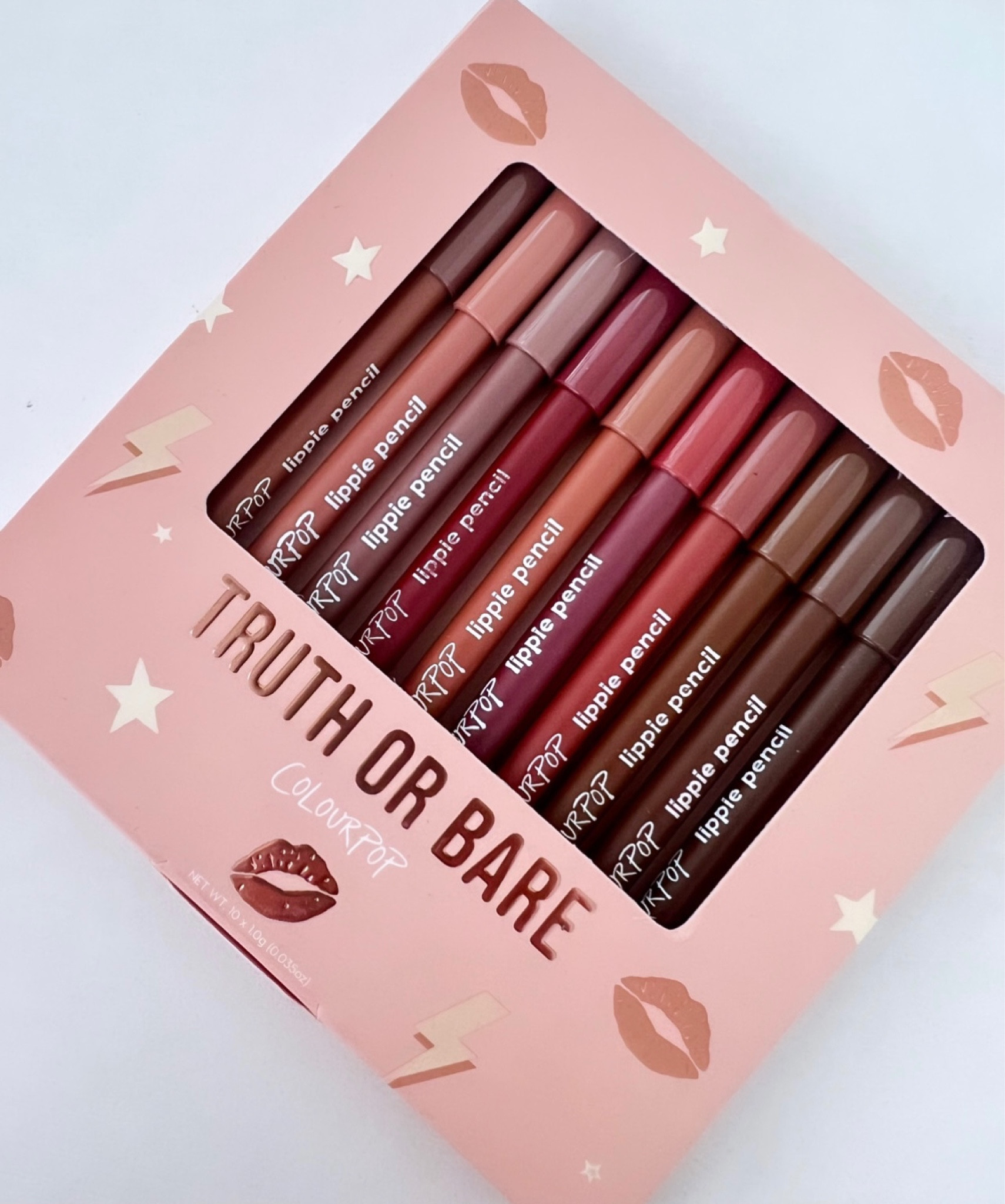 Colourpop lip liners 

#LTKbeauty #LTKHoliday #LTKGiftGuide