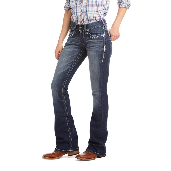 R.E.A.L. Mid Rise Stretch Entwined Boot Cut Jean | Ariat (EU)