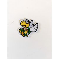 Flying Koopa Troopa Patch Super Mario Inspired Iron-On Applique | Etsy (US)
