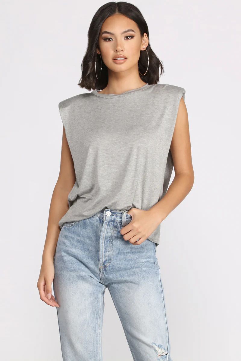 Crew Neck Basic Muscle Tee | Windsor Stores
