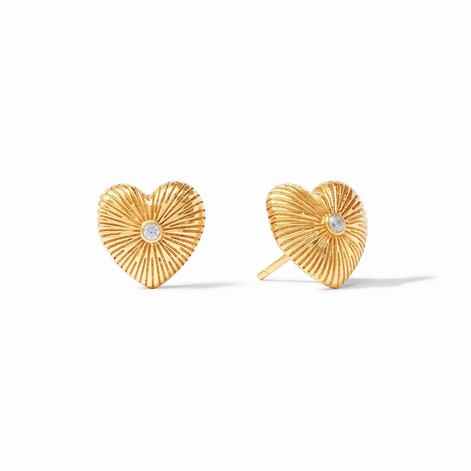 Esme Heart Stud Earrings | Julie Vos | Julie Vos