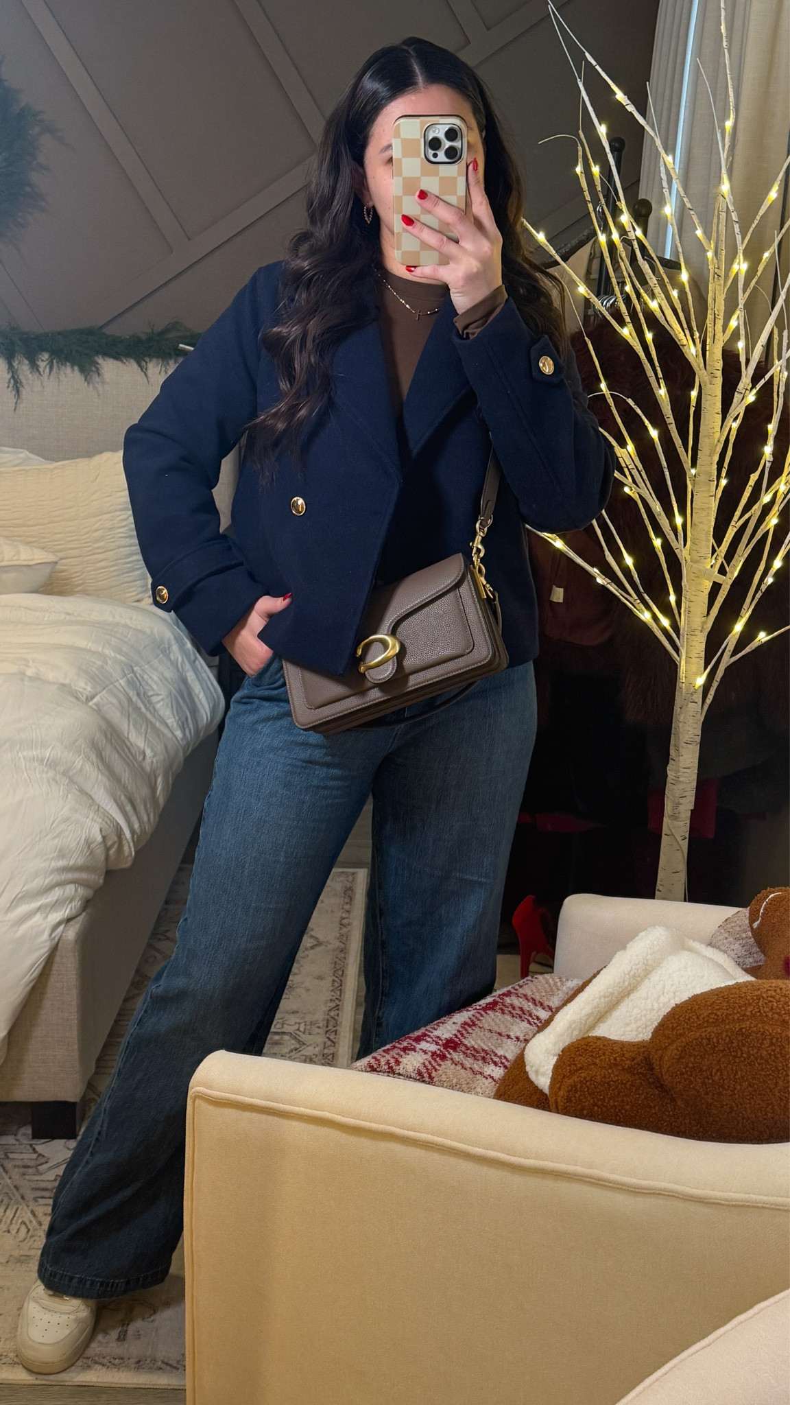 OOTD
Jacket size medium
Top size medium 
Jeans size 6
Shoes true size
Bag size 28
