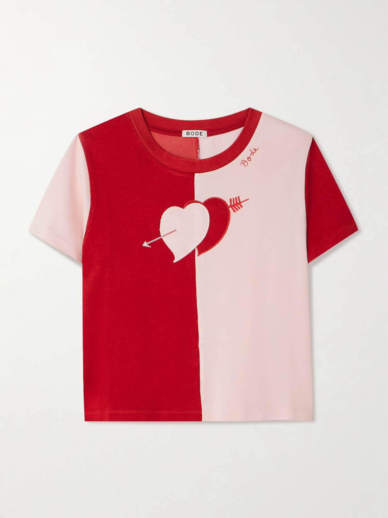 BODE - Wonderland Embroidered Jersey T-shirt - x small | NET-A-PORTER (US)
