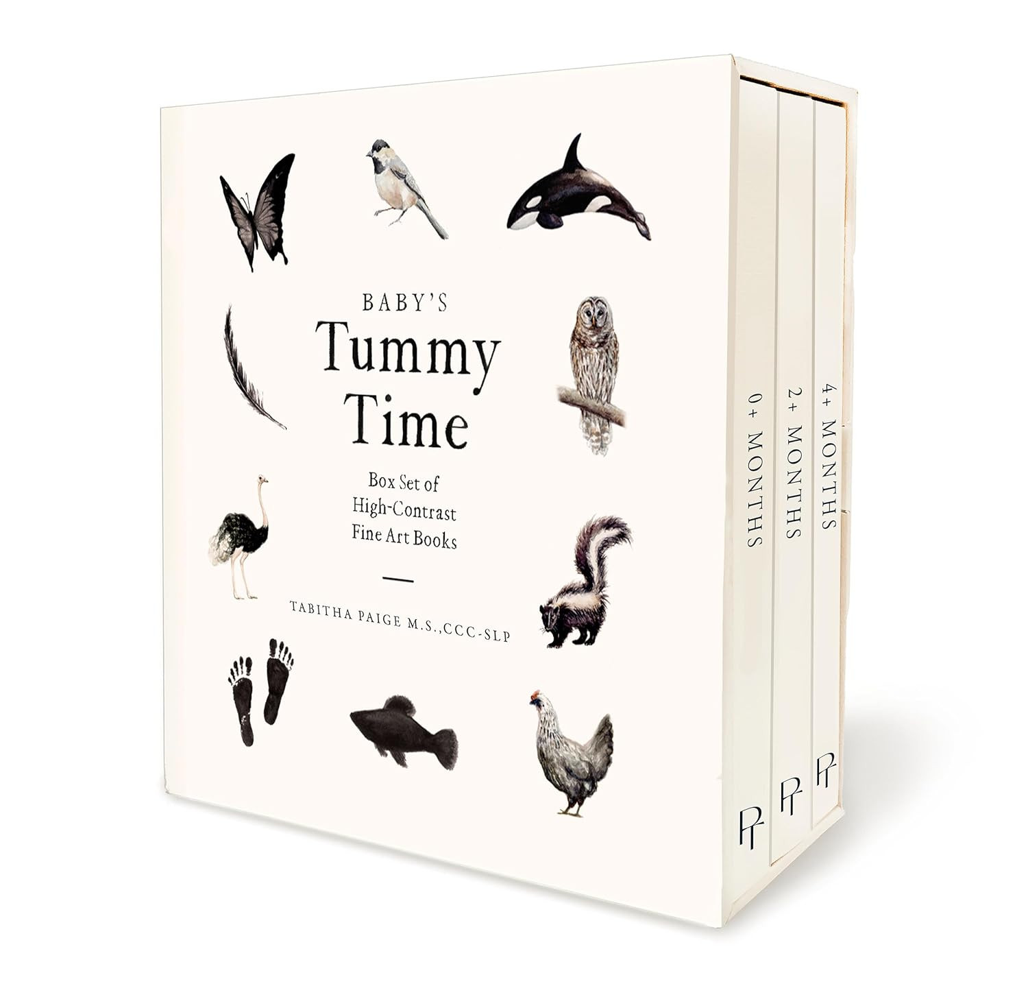 Baby's Tummy Time Book Box Set: A 3-Book Box Set of High-Contrast Art for Visual Stimulation at Tummy Time (Our Little Adventures Series) | Amazon (US)