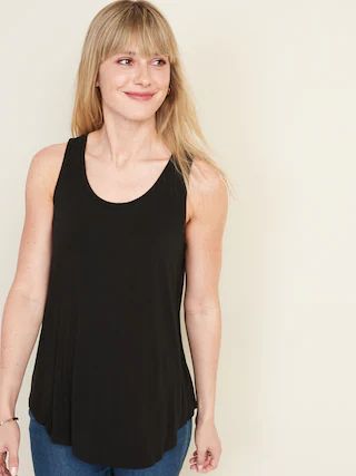 Luxe Scoop-Neck Tank for Women | Old Navy (US)