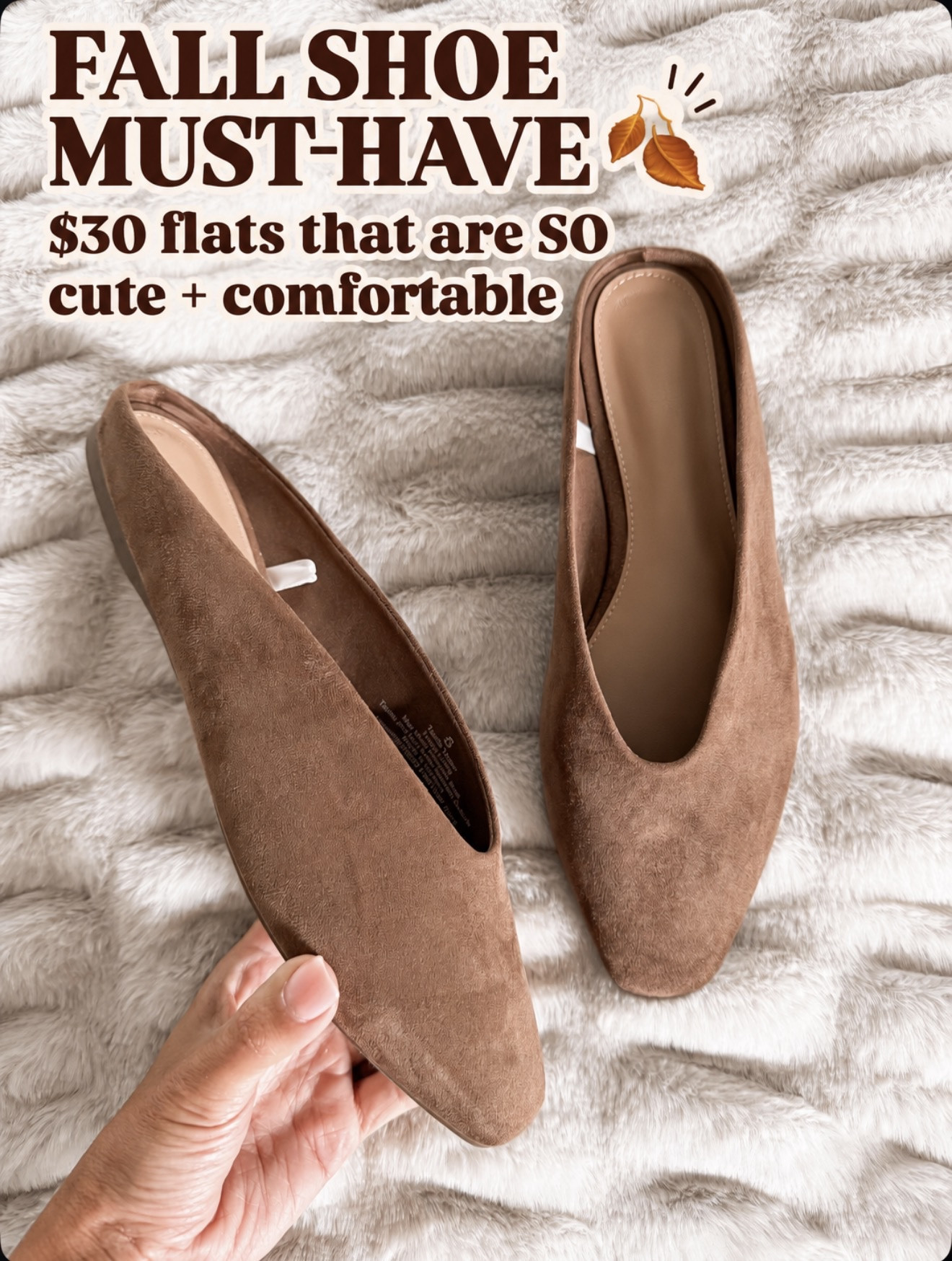 The perfect little fall flat—and they’re only $30! 😍 So cute, SO comfortable, and that brown looks way more expensive than it is.

Comment LINK and I’ll send you the details 🔗⬇️

#LTKOver40 #LTKmomlife #LTKSeasonal