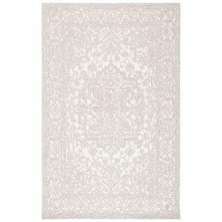 Safavieh Handmade Trace Kreszenz Transitional Wool Rug - 8' x 10' - Ivory/Charcoal | Bed Bath & Beyond