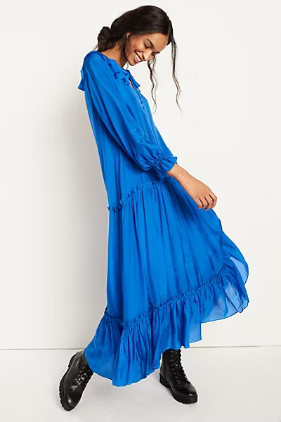 Aubriana Ruffled Maxi Dress | Anthropologie (US)