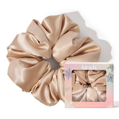 Kitsch Cloud 9 Satin Pillow Scrunchie - Champagne | Target