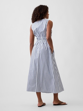 Sleeveless Tie-Front Maxi Dress | Gap Factory