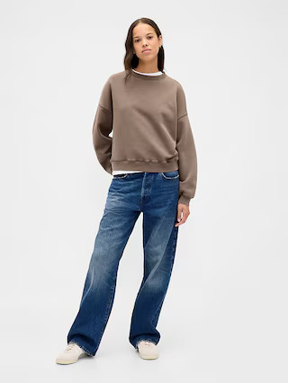 VintageSoft Wedge Crewneck Sweatshirt | Gap (US)