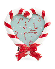 6x7 Candy Cane Heart Shaped Table Top Picture Frame | Mother's Day Gifts | Marshalls | Marshalls