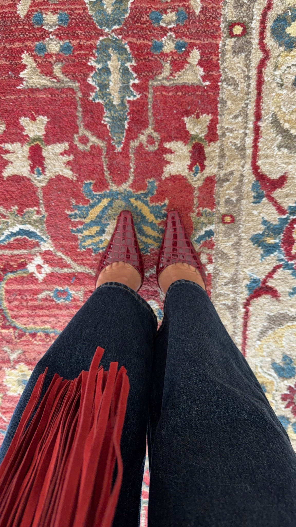 Perfect red heels! True to size 

#LTKTall #LTKWorkwear #LTKSeasonal