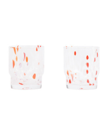 Set Of 2 Confetti Double Old-fashioned Glasses for Women | Marshalls