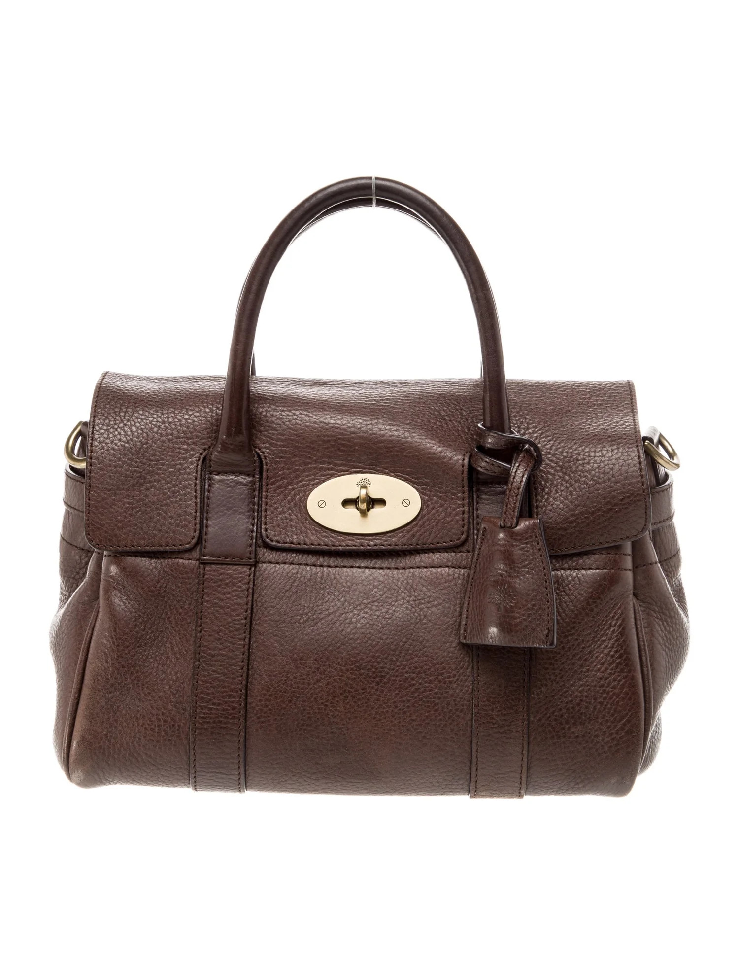 Mulberry Leather Top Handle Bag - Brown Handle Bags, Handbags - MUL42483 | The RealReal | The RealReal