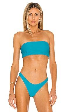 Seafolly Essentials Tube Bikini Top in Scuba Blue from Revolve.com | Revolve Clothing (Global)