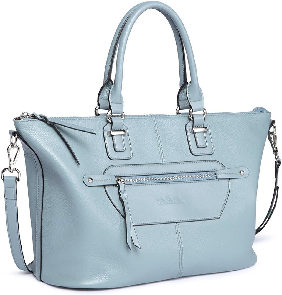 Genuine Soft Leather Handbags for Women Tote Shoulder Purse Crossbody Bags | Amazon (US)
