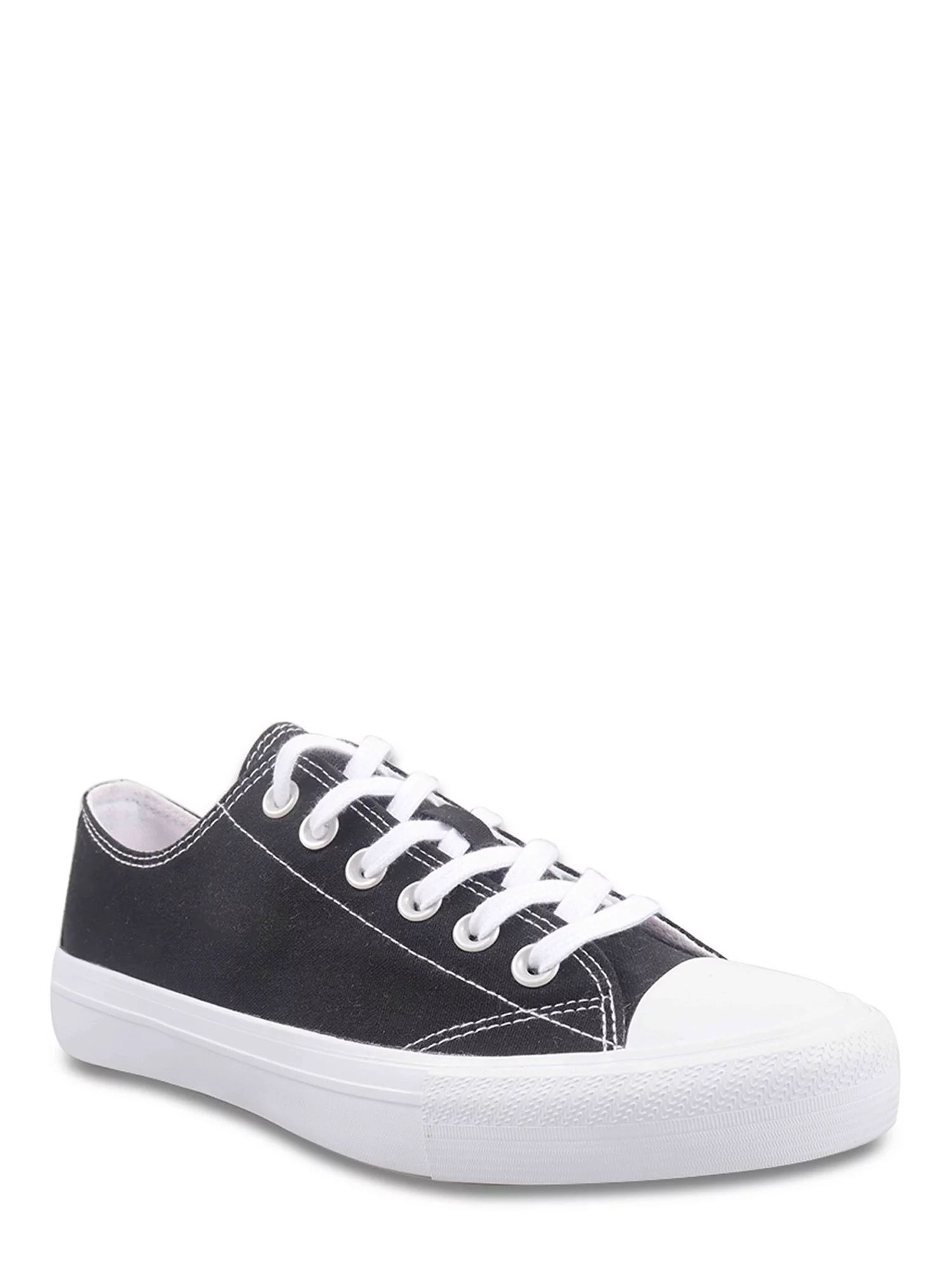 No Boundaries Women's Classic Lace Up Casual Sneakers - Walmart.com | Walmart (US)