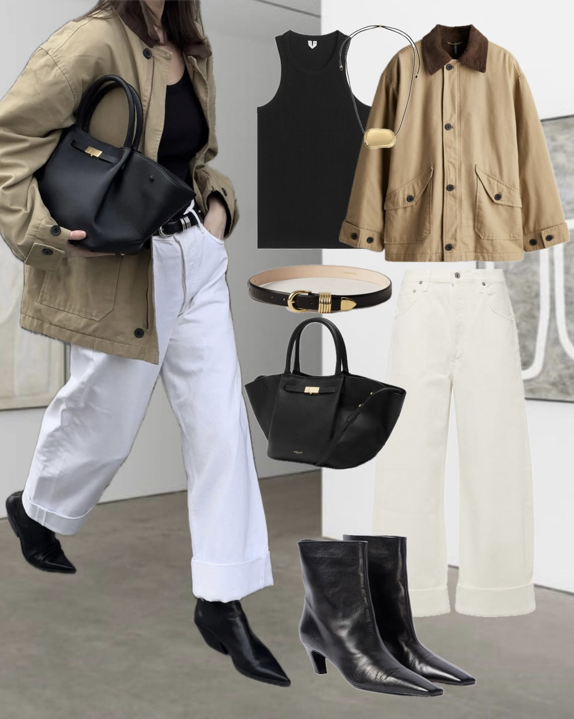 Barn jacket styling for Autumn

Women fashion, barn jacket, field jacket, canvas jacket, what I’m wearing, outfit inspiration, styling ideas, ways to wear, white jeans, wide legs jeans, barrel leg jeans

#LTKeurope #LTKstyletip #LTKautumn