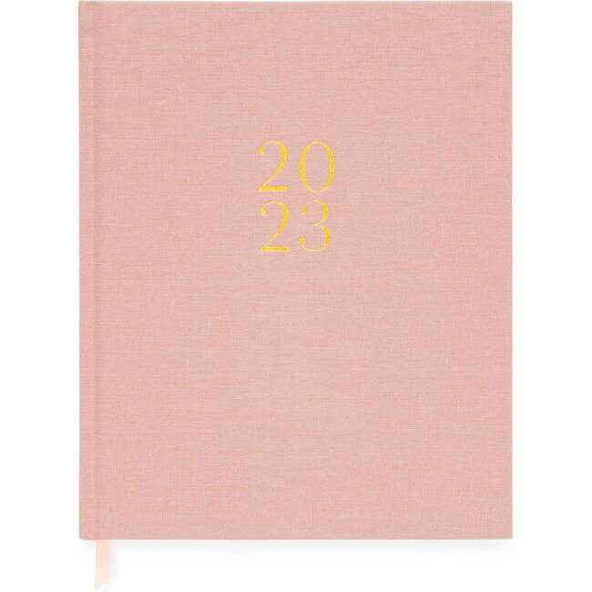 Sugar Paper | Desk Agenda, Rose, 2023 (Pink) | Maisonette | Maisonette