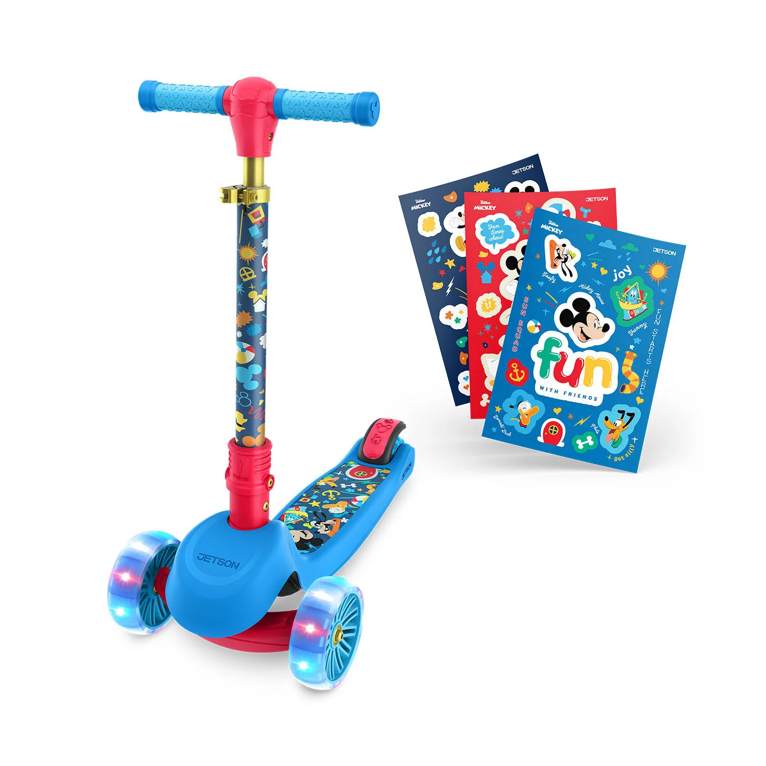 Jetson Light Up 3-Wheel Kick Scooter, Assorted Styles | Sam's Club