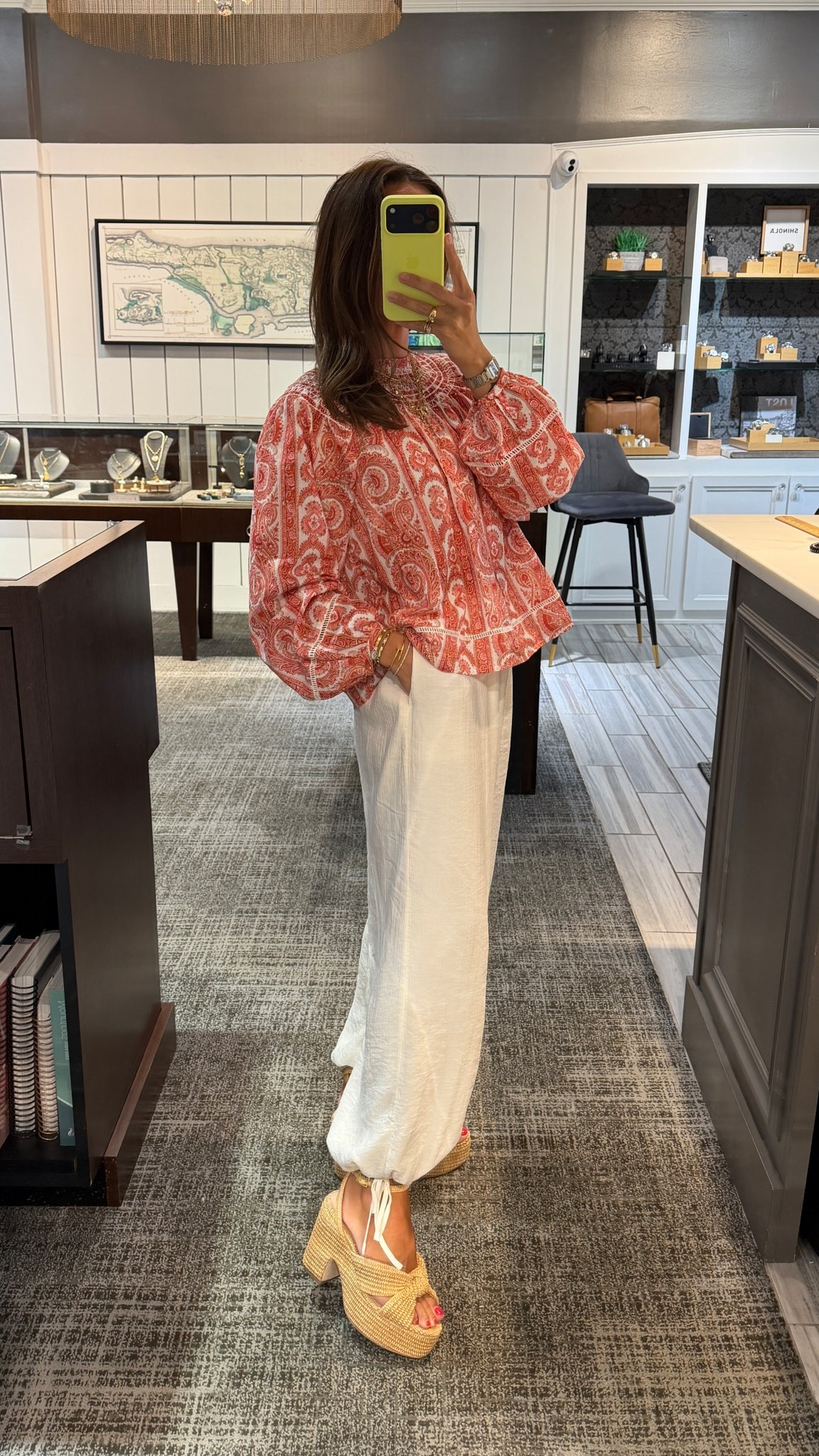 XS top! My bottoms are Abercrombie XS but the Zara pair is super similarr