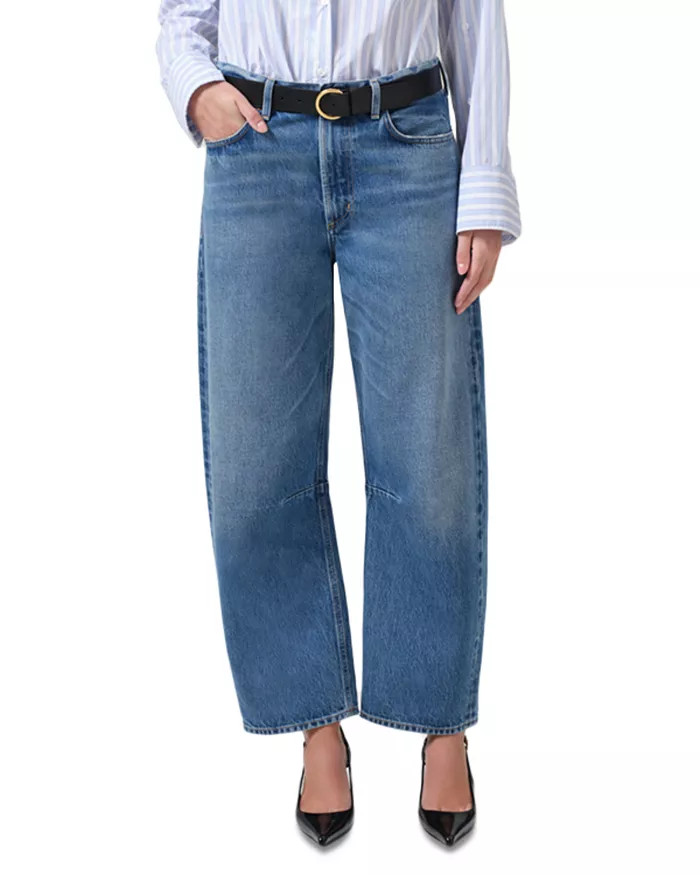 Miro High Rise Ankle Barrel Jeans in Pacifica | Bloomingdale's (US)